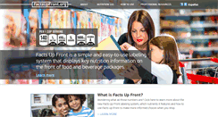 Desktop Screenshot of factsupfront.org